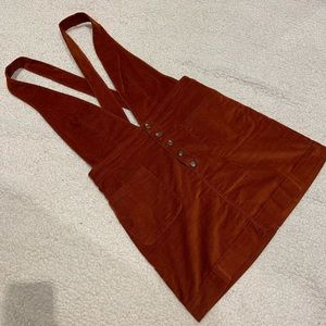 Free People Rust Corduroy Jumper